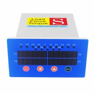 Panel mount 4-channel weight indicator with RS485/RS232 output