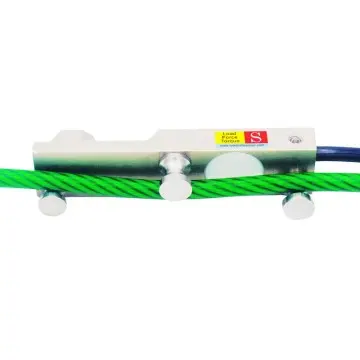 Rigging load cell wire rope tension sensor