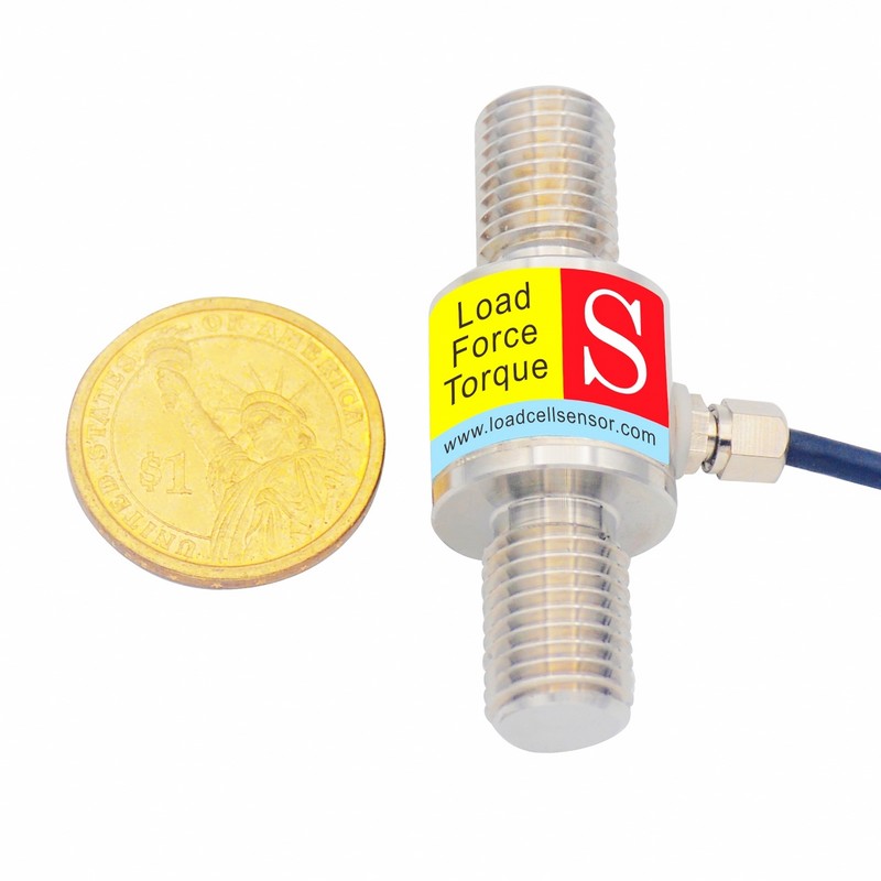 Threaded inline tension compression load cell 0-1000kN