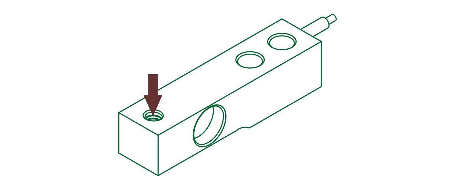 single ended shear beam load cell