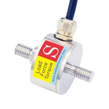 M8 threaded inline load cell 0-10kN High temperature force sensor