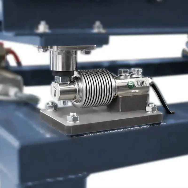 Load cells for conveyor belt scales