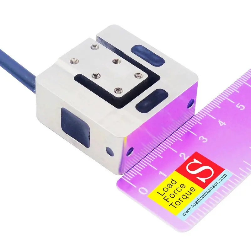 Miniature triaxial load cell 0-100kg 3-axis sensor
