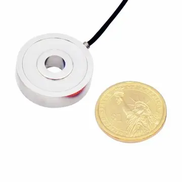 Miniature ring load cell 0-2kN washer type ...