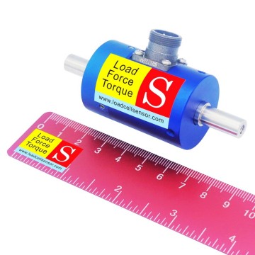 Miniature shaft reaction torque sensor inli...