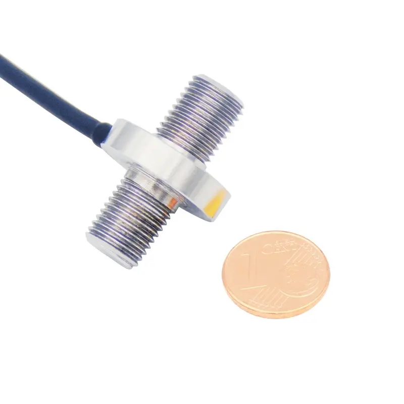 miniature threaded in line load cell LCM200