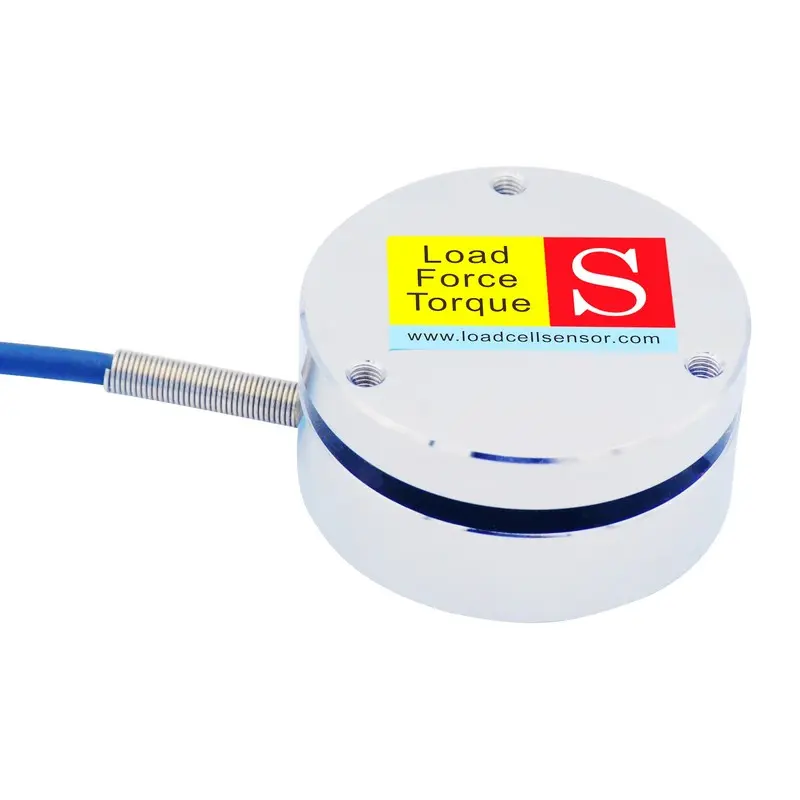 Force pressure sensor 0-10kN Flat load cell