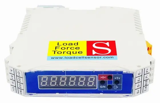 DIN rail load cell indicator