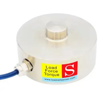 Button type compression force sensor 0-300kN
