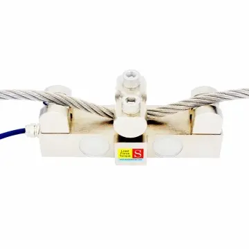Wire rope clamp-on tension load cell