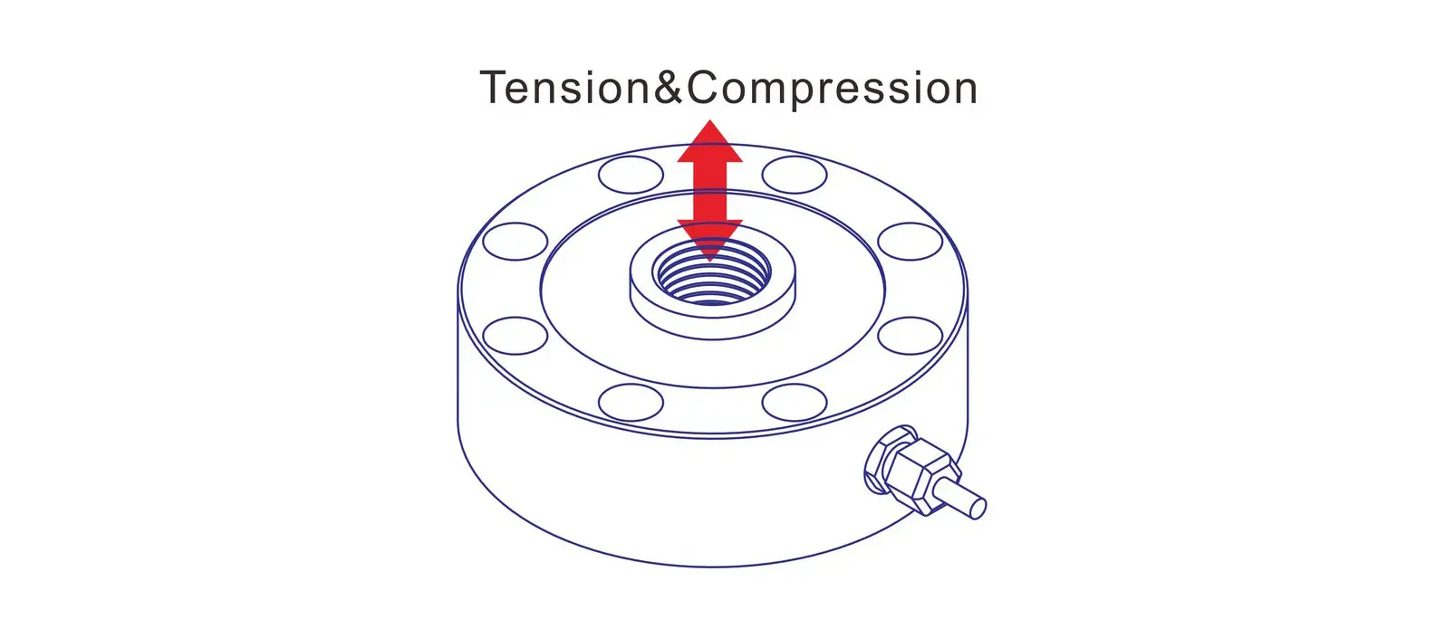 tension compression sensor 1kN 2kN 5kN 10kN 20kN