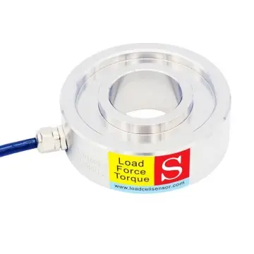 Hollow type force sensor 0-200kN load washe...
