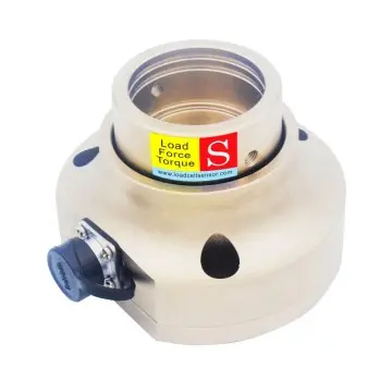 Flange type load cell for web tension control